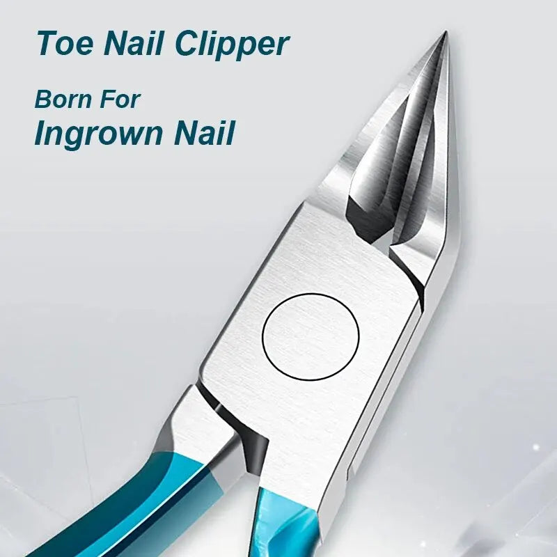 “Professional Stainless Steel Toenail Clipper for Thick & Ingrown Nails”
