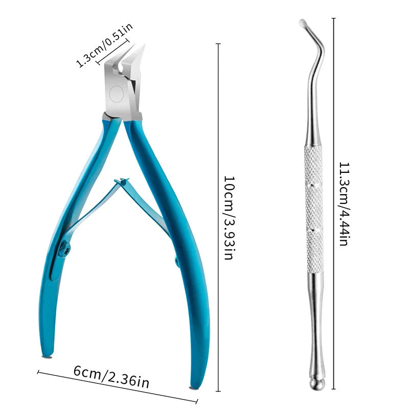 “Professional Stainless Steel Toenail Clipper for Thick & Ingrown Nails”
